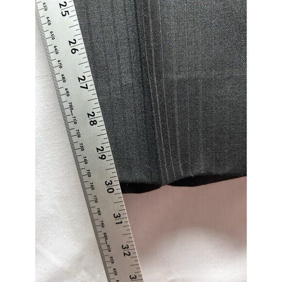 Oleg Cassini Men’s 38R? Pants 43 Waist Black Pinstripe Suit - Picture 14 of 15